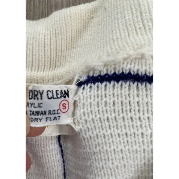 Vtg 60s Mod Sweater Cardigan Lilly California Granny Cottage Core Retro Jacket S - Picture 5 of 10